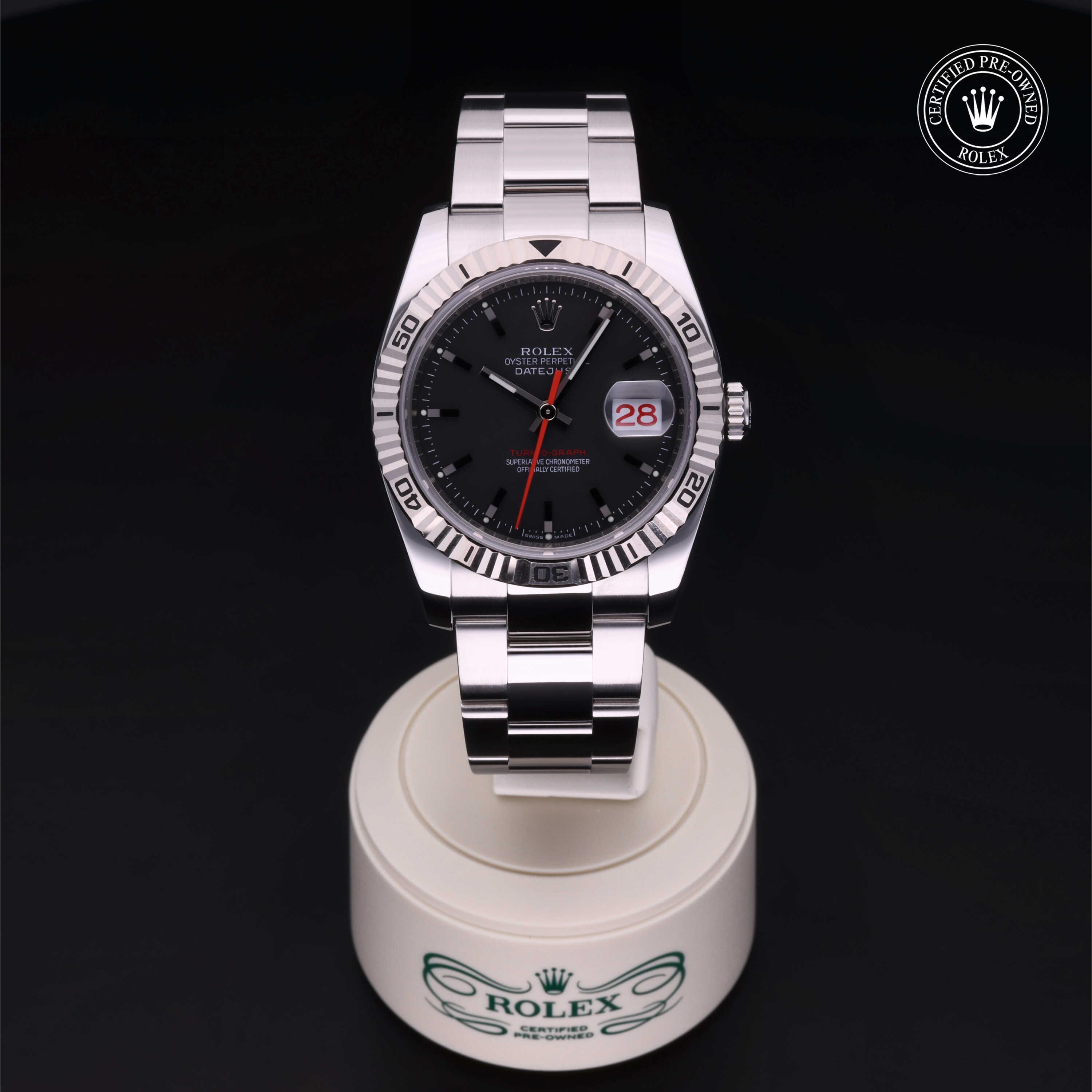 Rolex 日志型Turn-O-Graph 360 view 116264