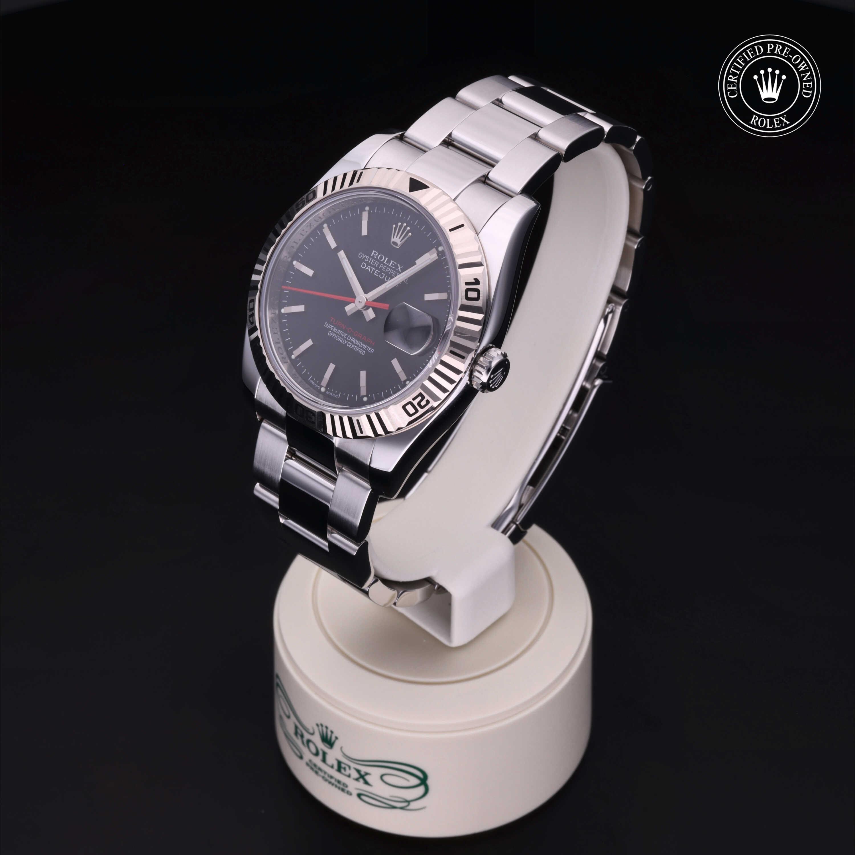 Rolex 日志型Turn-O-Graph 360 view 116264