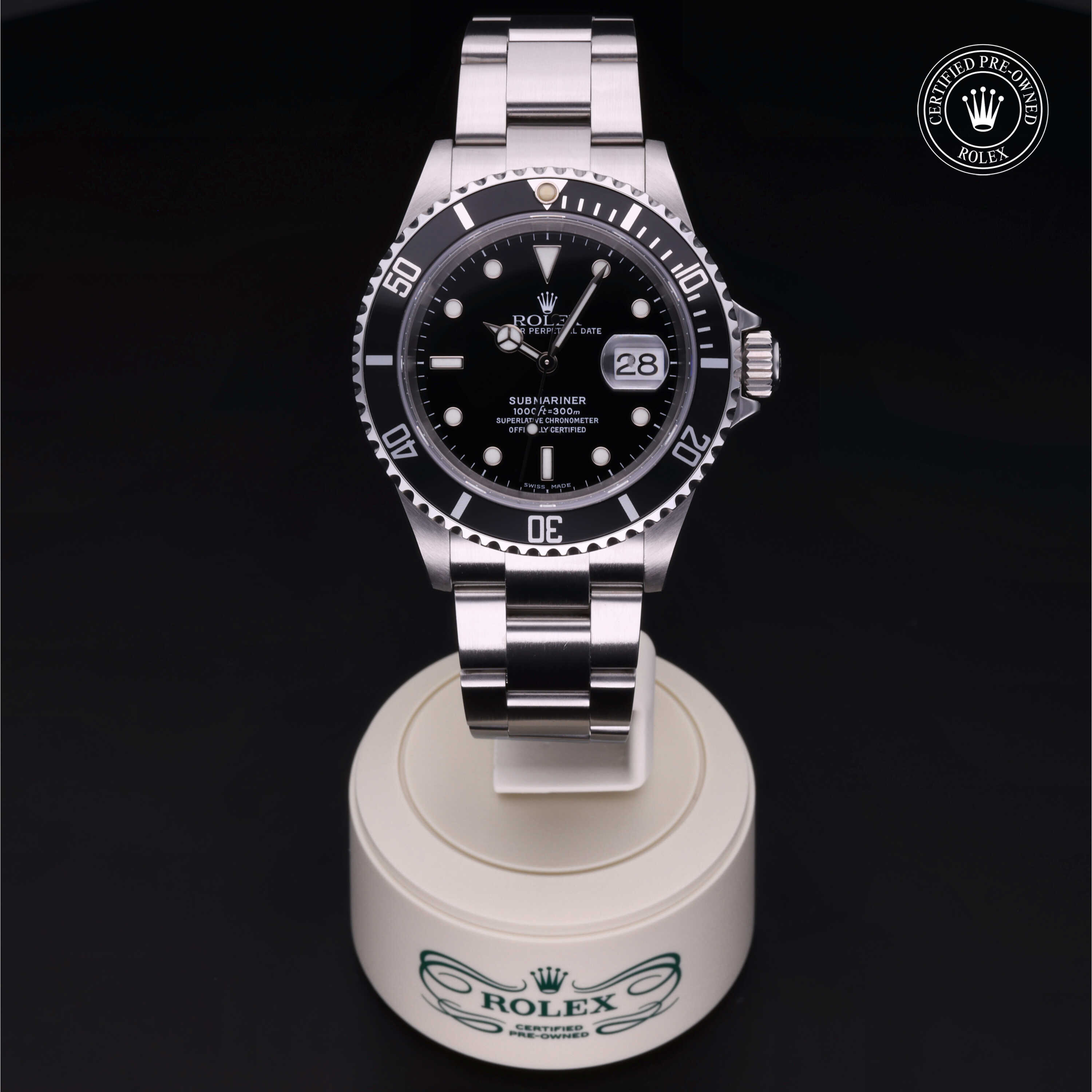 Rolex Submariner Date 360 view 16610