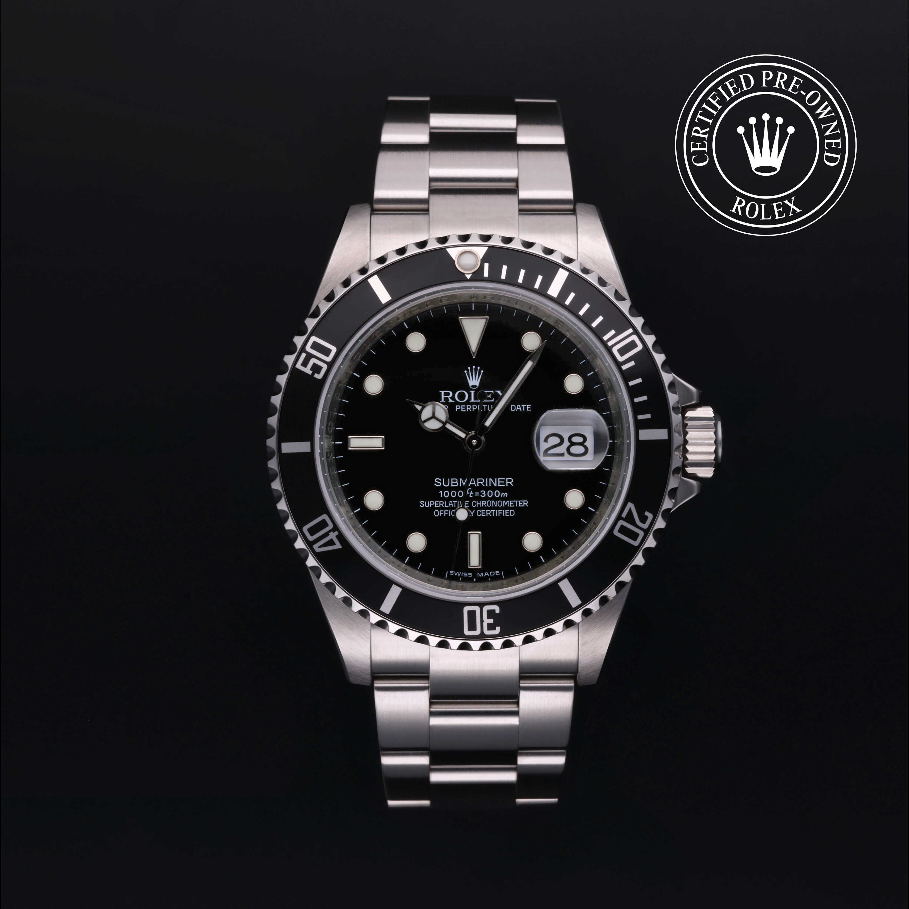 Rolex Submariner Date Dial 16610