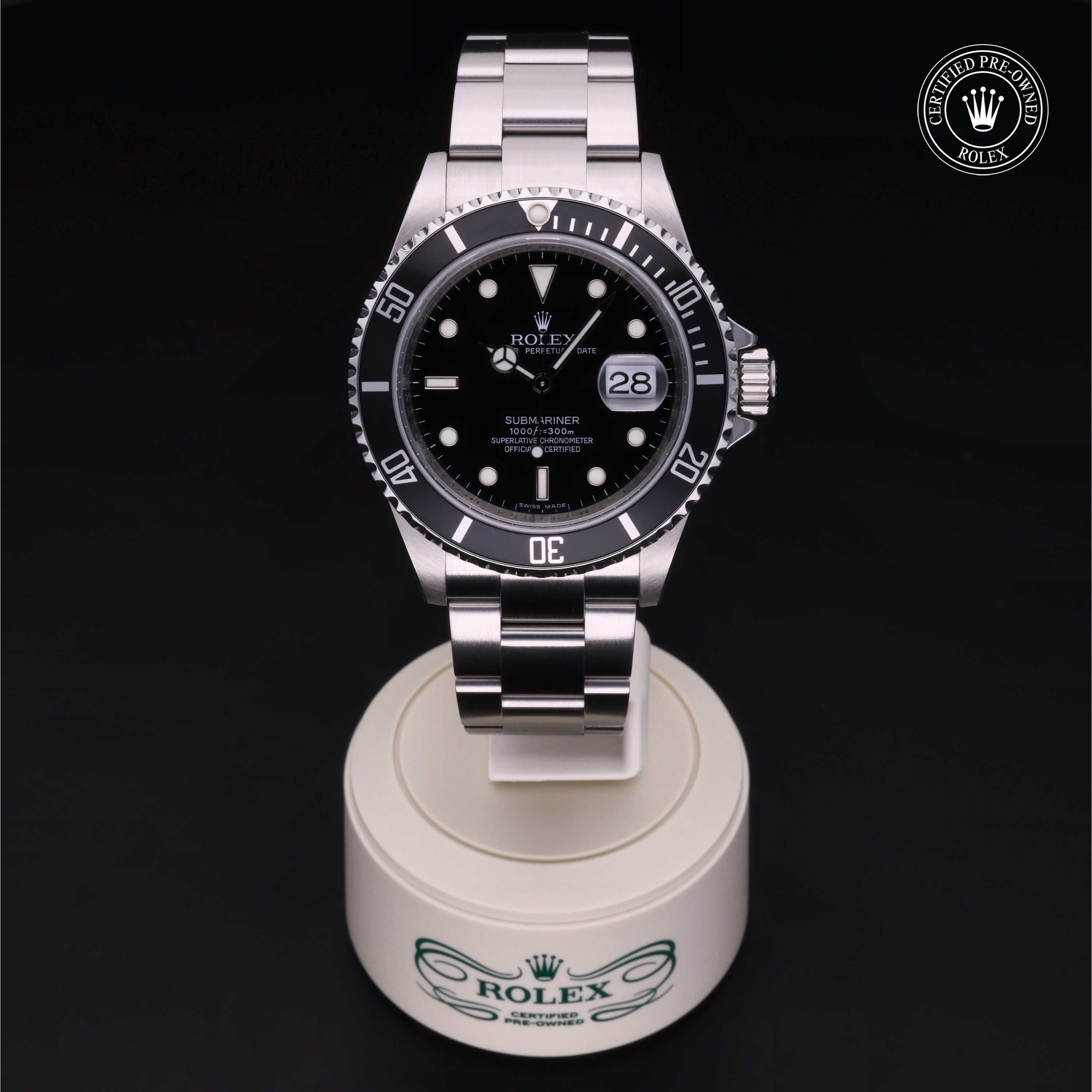 Rolex Submariner Date 360 view 16610