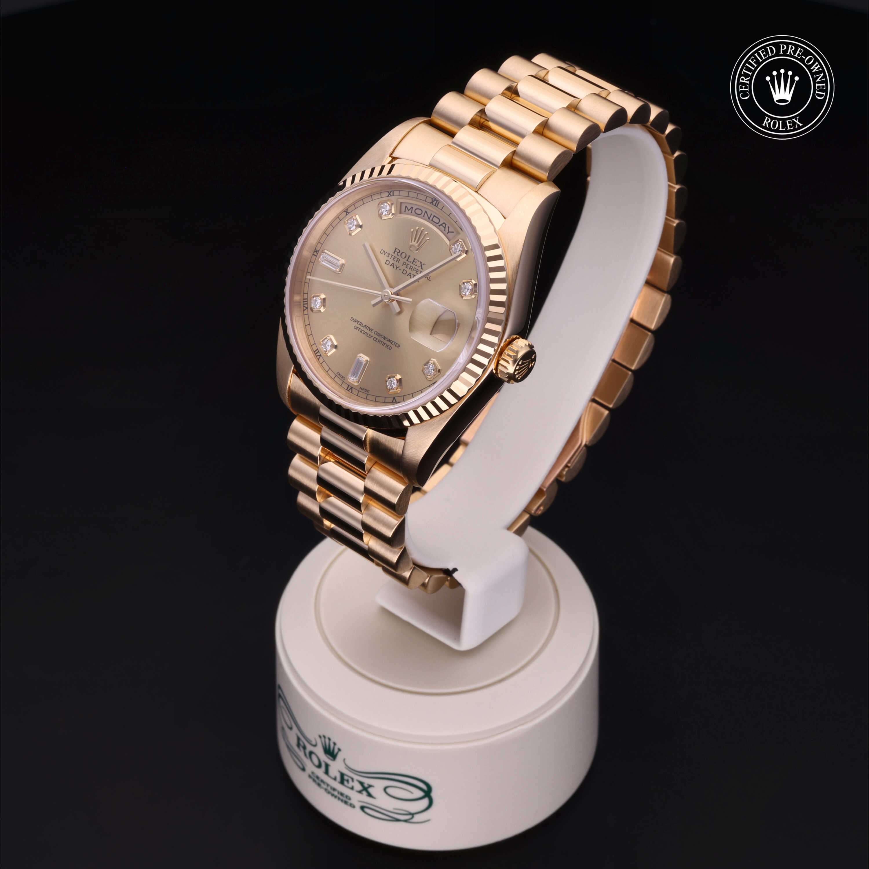 Rolex 星期日历型 360 view 18238